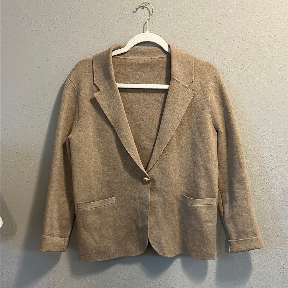 J. Crew Tan Blazer